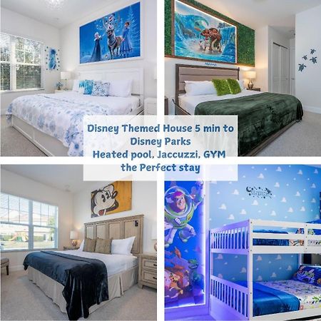 Themed Disney House 5 Min To Disney Parks, Heated Pool, Jacuzzi, Gym And More Orlando Exterior photo