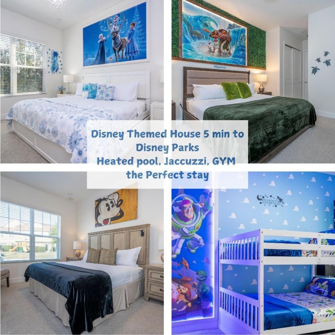 Themed Disney House 5 Min To Disney Parks, Heated Pool, Jacuzzi, Gym And More Orlando Exterior photo